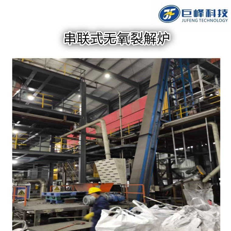 串聯式推進式無氧裂解爐